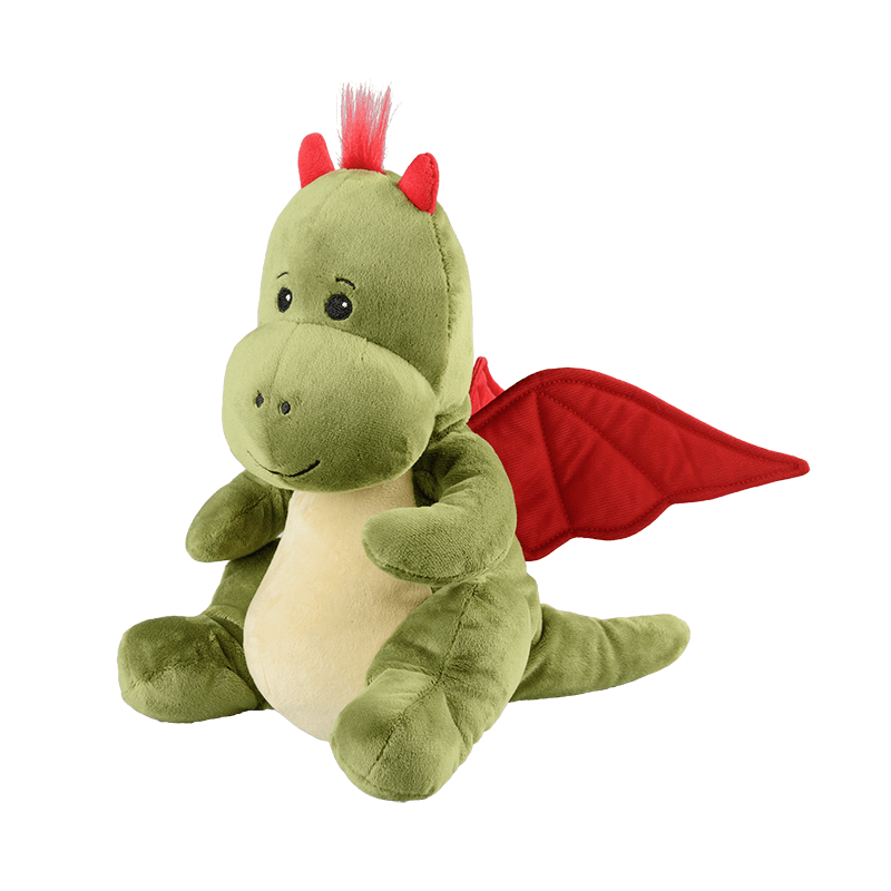 Jucarie Dragon Plush Verde Bebelusi Unisex Warmies 1189 - Camera Bebelusului