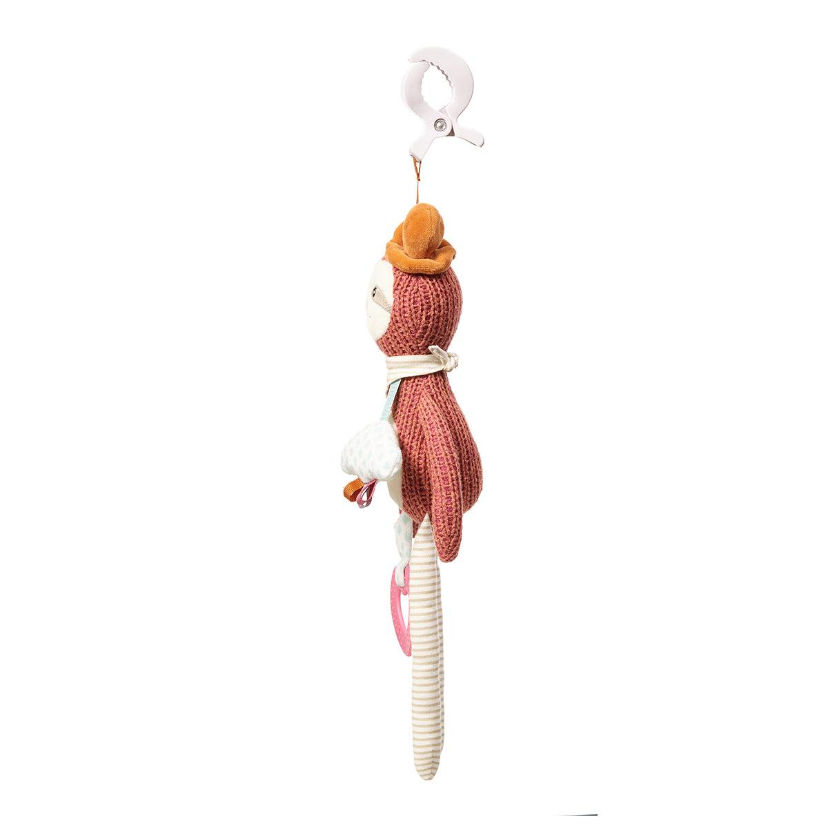 Jucarie educativa pentru carucior Lenesul Leon, +0 luni, Babyono - Camera Bebelusului