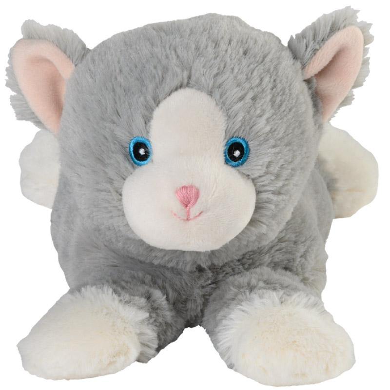 Jucarie Pisica Mini Plush Gri Bebelusi Unisex Warmies 15080 - Camera Bebelusului