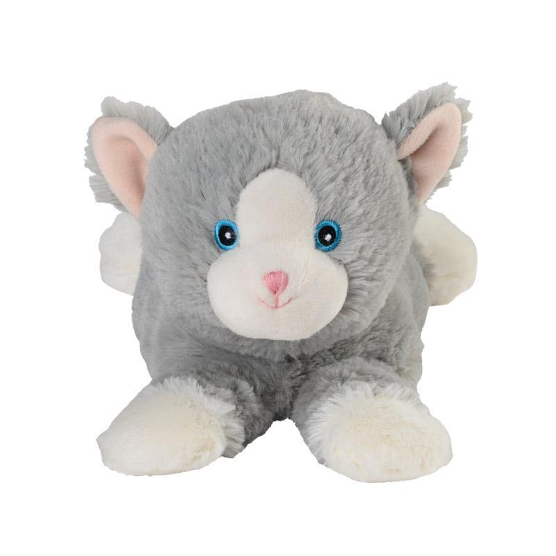 Jucarie Pisica Mini Plush Gri Bebelusi Unisex Warmies 15080 - Camera Bebelusului