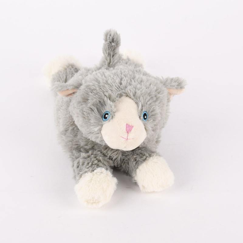 Jucarie Pisica Mini Plush Gri Bebelusi Unisex Warmies 15080 - Camera Bebelusului