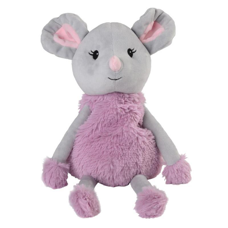 Jucarie Soricel Plush Lila & Gri Bebelusi Fetite Warmies 01218 - Camera Bebelusului