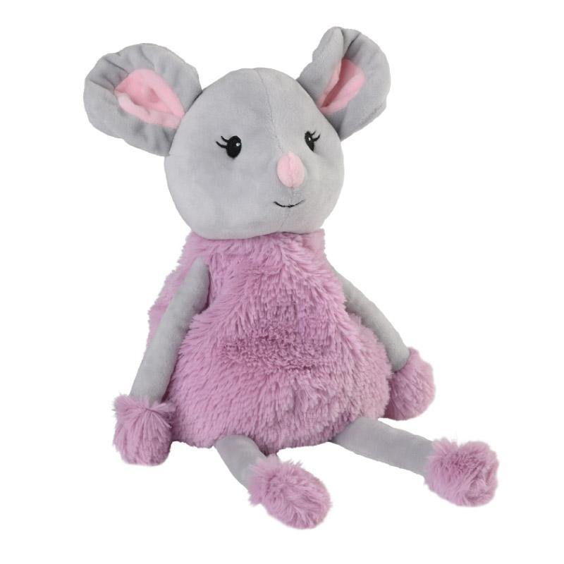 Jucarie Soricel Plush Lila & Gri Bebelusi Fetite Warmies 01218 - Camera Bebelusului