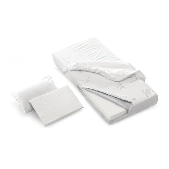 Pachet Saltea 125x60x10 Spuma  & Husa Aloe Vera & Husa Antipipi & Perna Memory