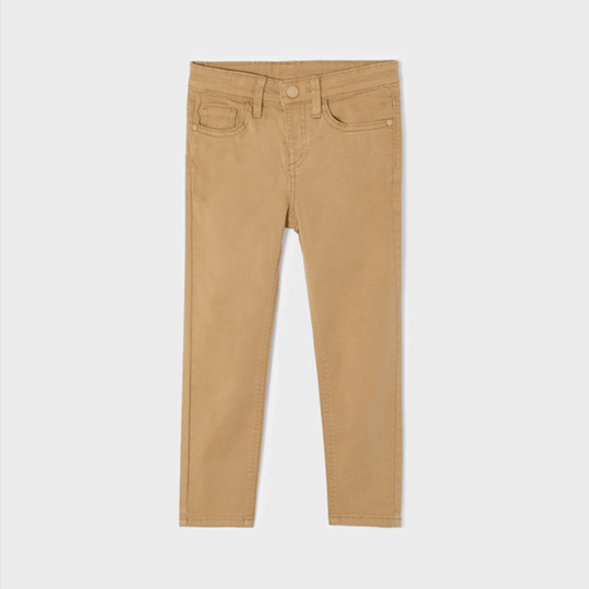 Pantalon Lung Bej Baieti 517 Mayoral