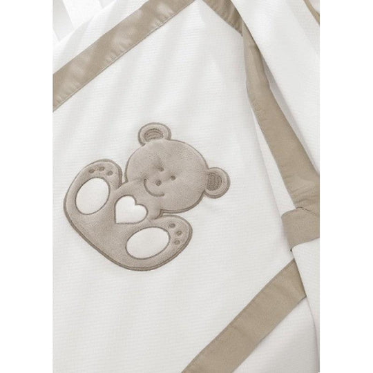 Charly Crème Crib Cotton Blanket Erbesi 