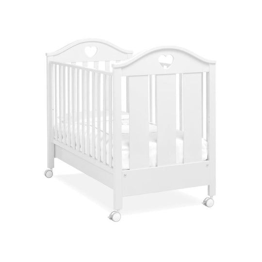 Patut bebe Dolce alb cu sertar & 2 nivele saltea Laterala Culisabila Erbesi