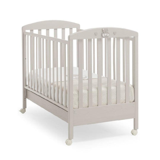 Patut Bebe 0-5 ani Ajustabil Charly Bleached Tortora Lemn de Fag Erbesi Italia