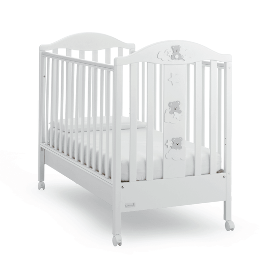 Дитяче ліжечко - Starlette, бук з 2-рівневим матрацом Azzurra 