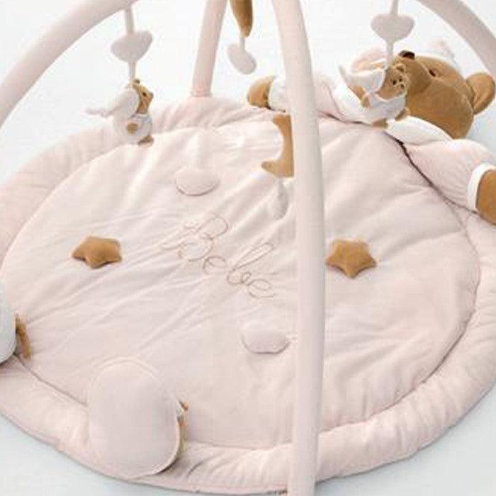Saltea educativa de joaca pentru copii fetite paturica bebelusi Puccio Roz 12061 Nanan - Camera Bebelusului