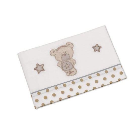 Бавовняний комплект білизни для спільного сну 3 предмети Contact Art Azzurra 