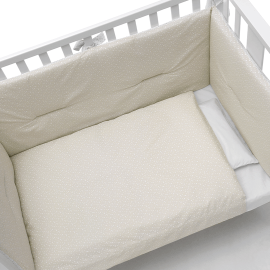 Set Protectie Patut 4 Piese Bumbac Mini Stelline Erbesi