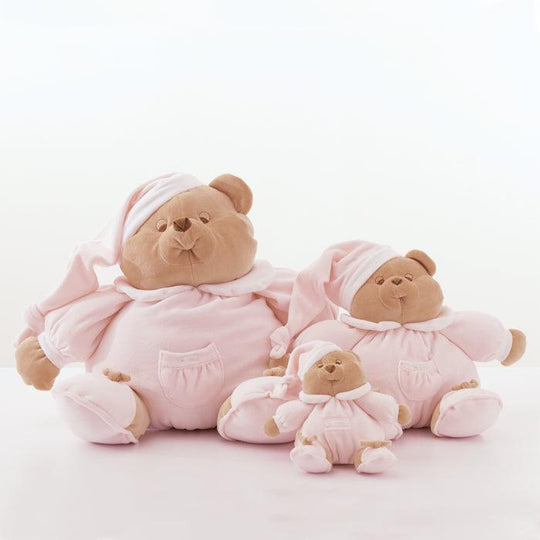 Рожевий плюшевий ведмедик для малюків Nanan Puccio Collection 25 см 1256R