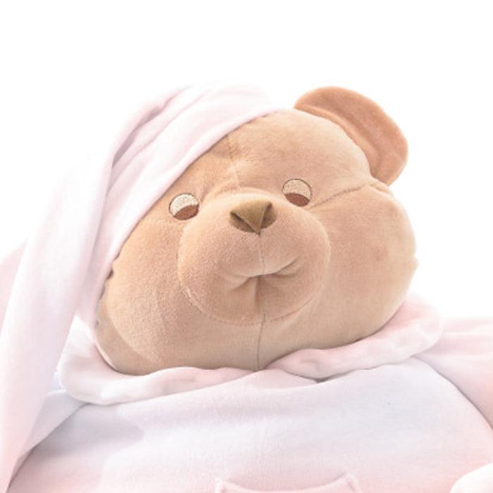 Ursulet Din Plus Roz Pentru Bebelusi Colectia Nanan Puccio 25 Cm 1256R - Camera Bebelusului