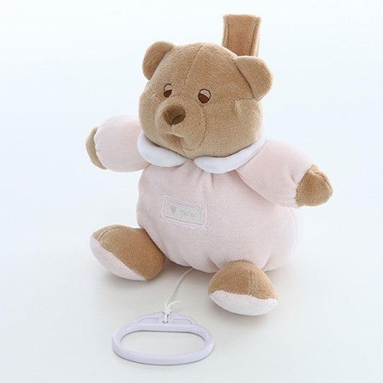 Рожевий музичний ведмедик для малюків Nanan Puccio Collection 12077R